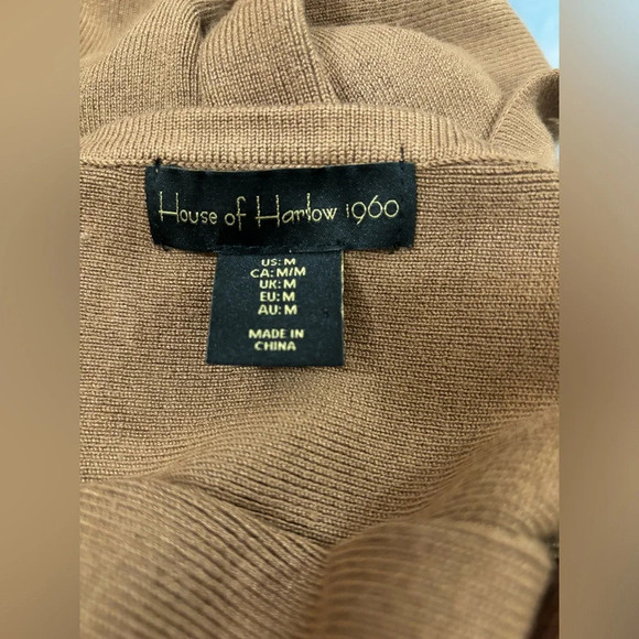 House of Harlow 1960 One Shoulder Brown Dress - Picture 7 of 7